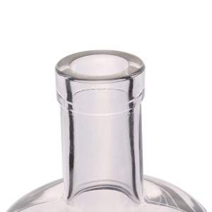 700ml Custom Clear Fancy Glass Tequila Bottles