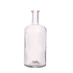 750ml Clear Glass Juniper Bottles
