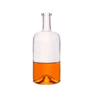 750ml Clear Glass Juniper Bottles