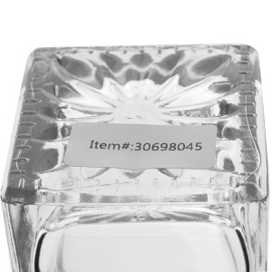 500ml Clear Liquor Square Shape Glass Bottles