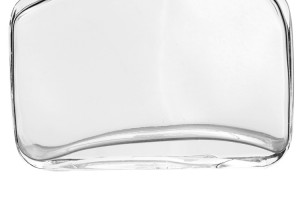 500ml Clear Square Shaped Liquor Glass Bottle