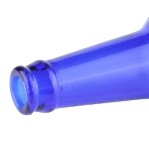 16.9oz 500ml Cobalt Blue Long Neck Glass Beer Bottles