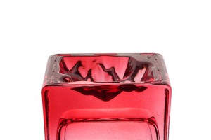 500 ml flat square shape liquor glass bottle with cover