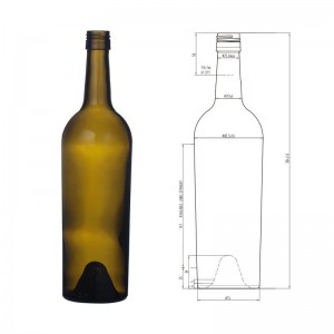 Direct Sale Screw Cap 750Ml Glass Wine Bottles