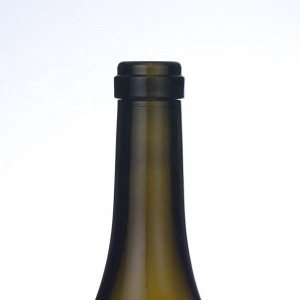 W-132 890g Cork Finish Burgundy Wine Bottle