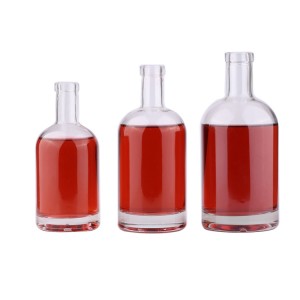 50ml 100ml 200ml 375ml 500ml 750ml 1000ml Clear Nocturne Liquor Glass Bottles