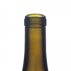 750ml 550g Push Up Cork Finish Burgundy Glass Bottle
