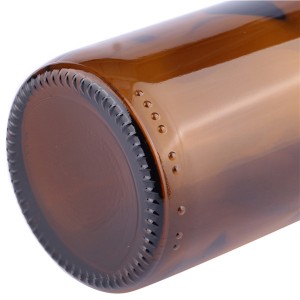 Glass Beer Bottle with Easy Wire Swing Cap