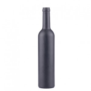 China Wholesale Collectible Liquor Bottles Factories Quotes- Black wine bottle – QLT