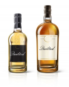 700 ml round shape liquor glass vodka bottle