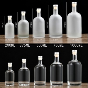 Glass Vodka Bottle
