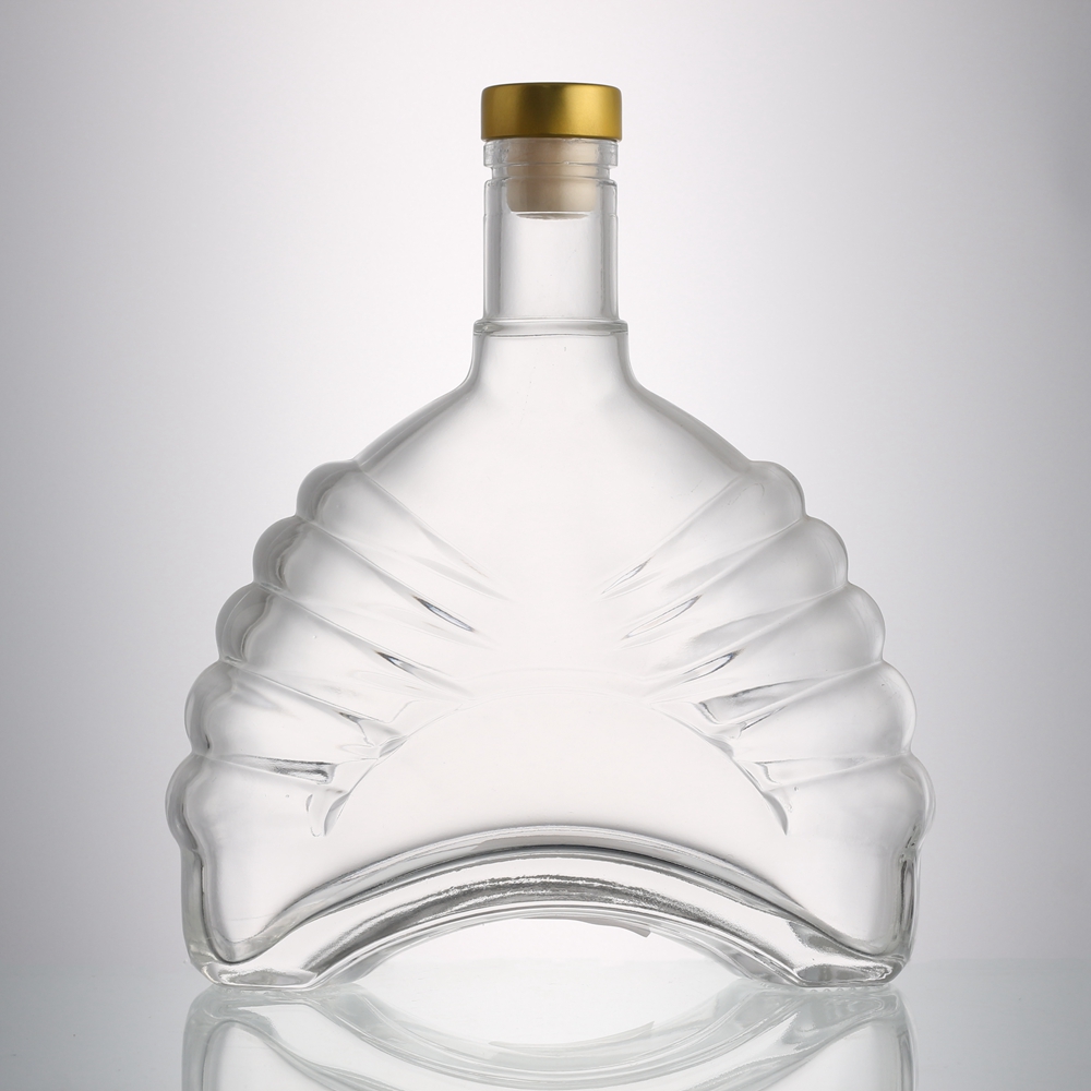 700ml Clear liquor glass bottles